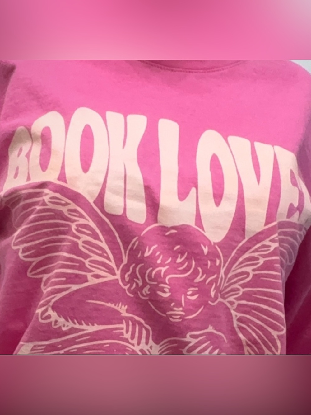 Rebel+Fleur-“Boxy” T-Shirt “Book Lover” Sold Out Online